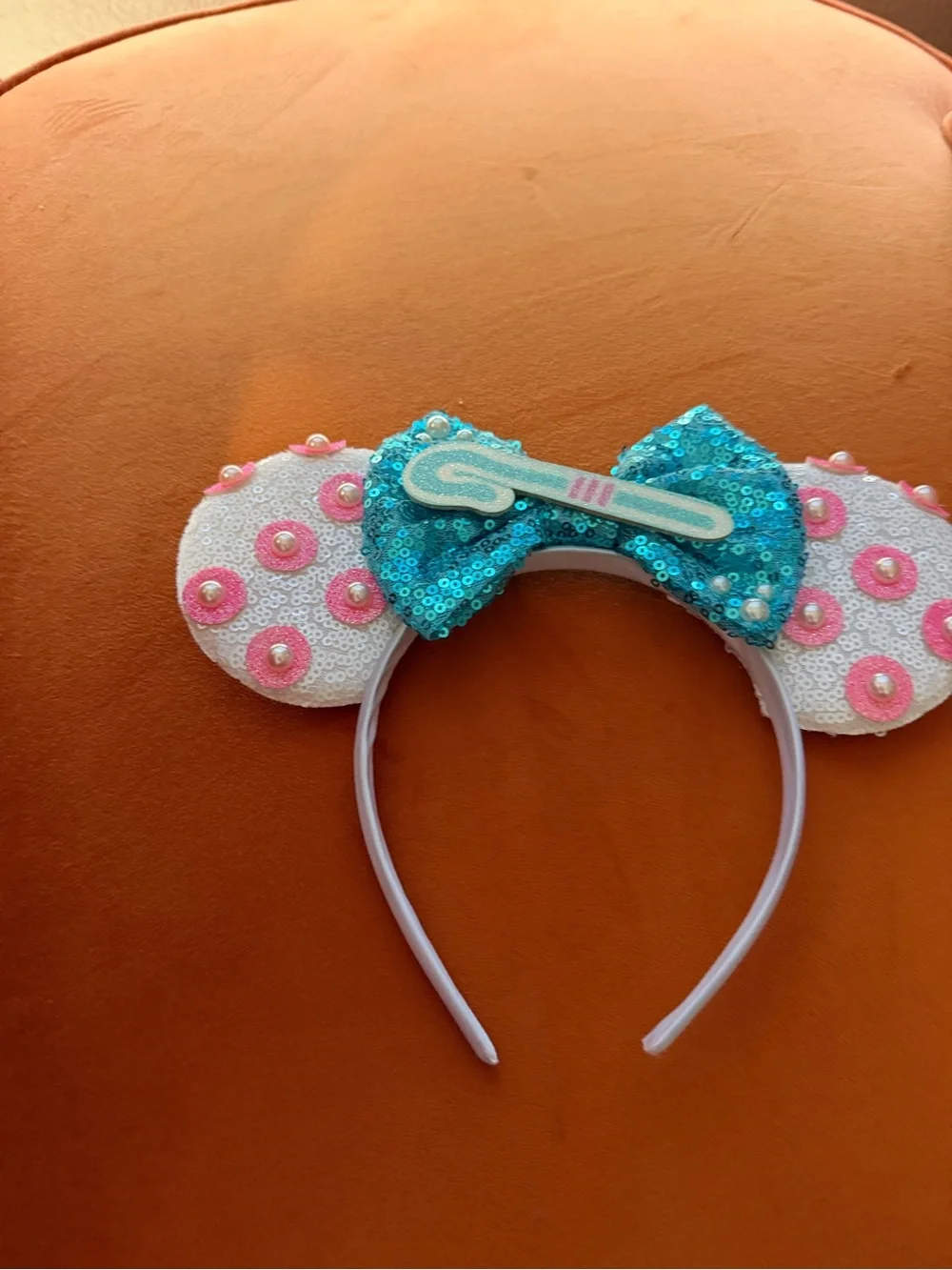 Sequin Mouse Ear Headband Bo Peep